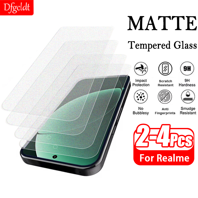 Matte Anti Glare Screen - 2-4Piece Anti-Glare Frosted Protective Glass for