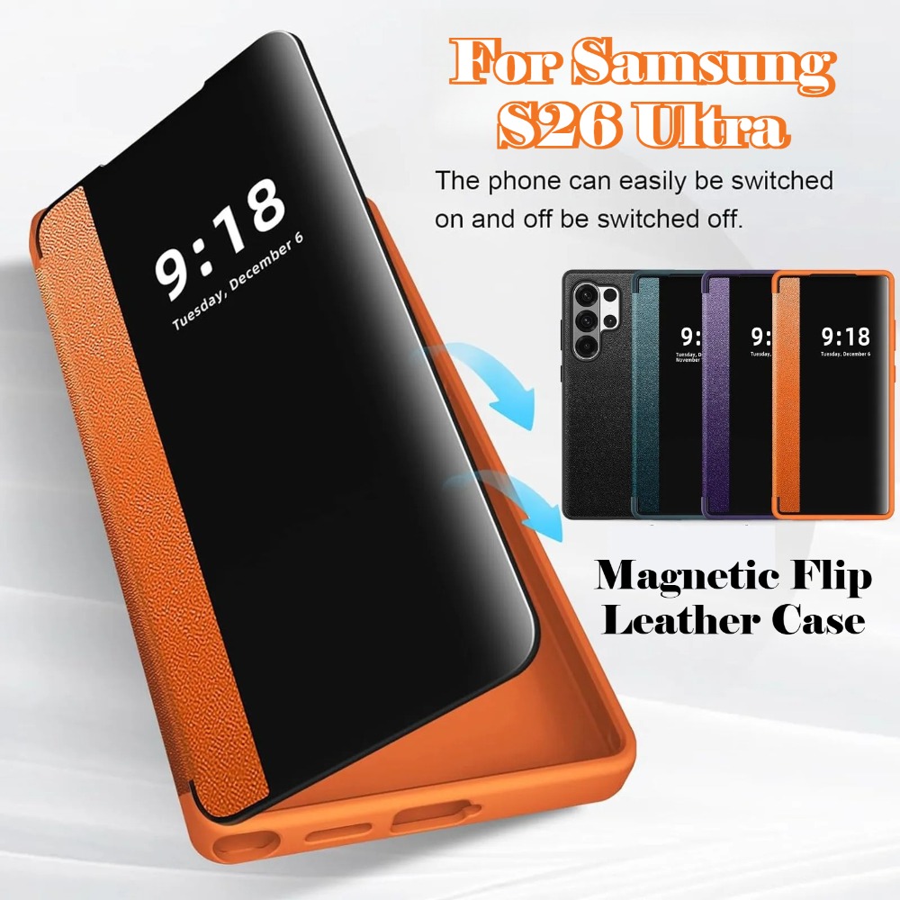 Matte Anti Glare Screen - Smart Window Screen Protector Fold Leather