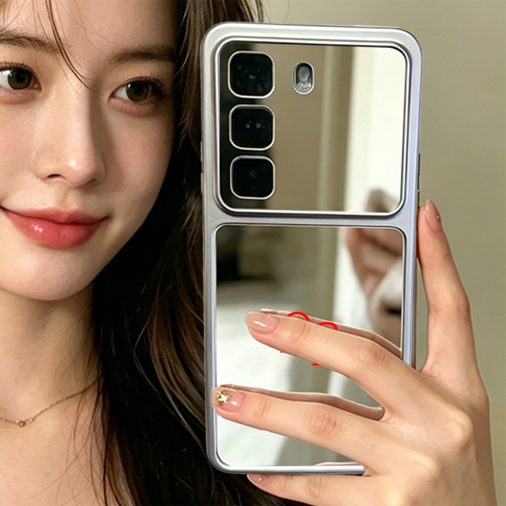 Oppo A78 - Luxury Makeup Mirror Phone Case For