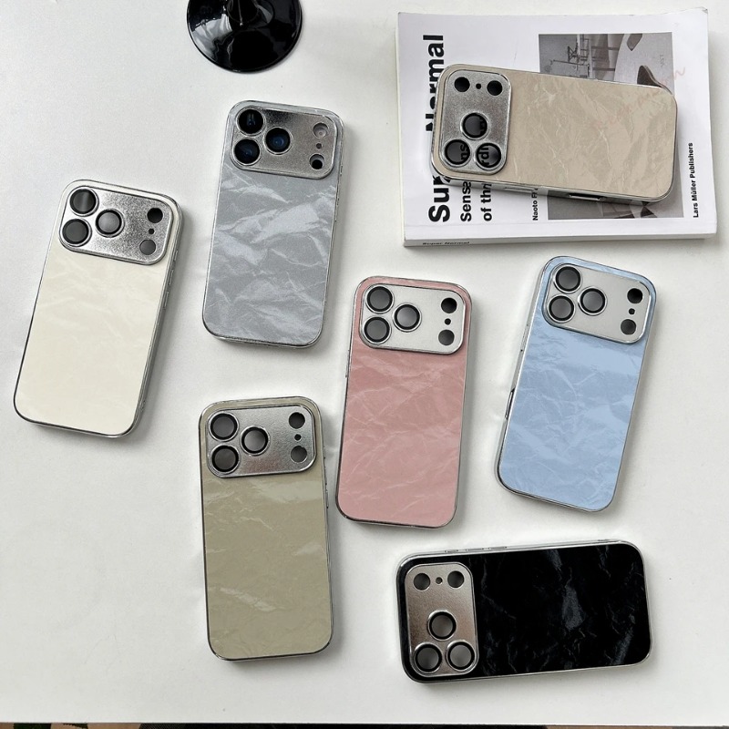Luxury Plating Learther Phone  - Camera Lens Protector ulasan dan harga