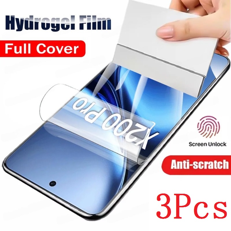 3Pcs Hydrogel Film For VIVO V4 - Vivo V40 ulasan dan harga