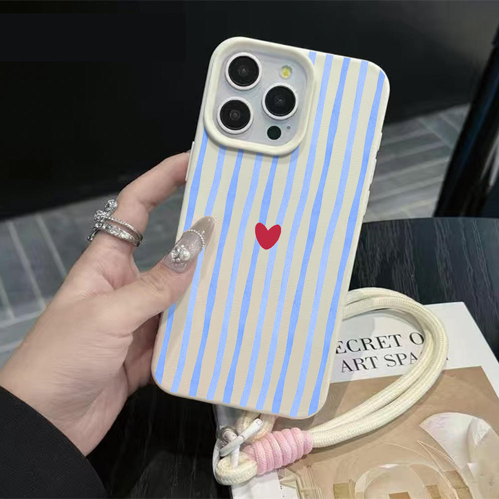 Vertical Stripes Hearts Phone  - Apple Iphone 15 ulasan dan harga