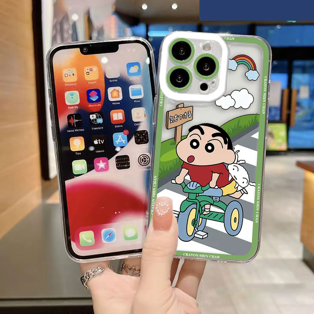 Cute C-Crayon S-Shinchan Clear - Oppo A78 ulasan dan harga