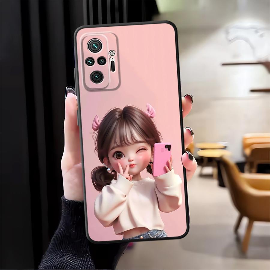 Cartoon Girl Pattern Funda Pho - Xiaomi Redmi Note 14 ulasan dan harga