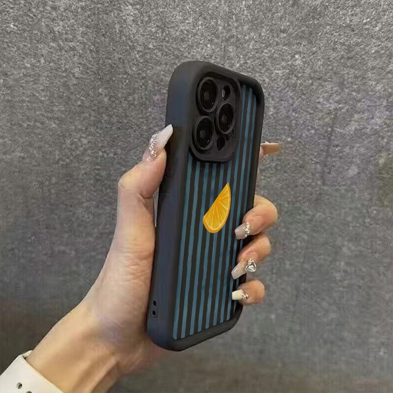 Striped Lemon Slice Pattern Ph - Apple Iphone 15 ulasan dan harga