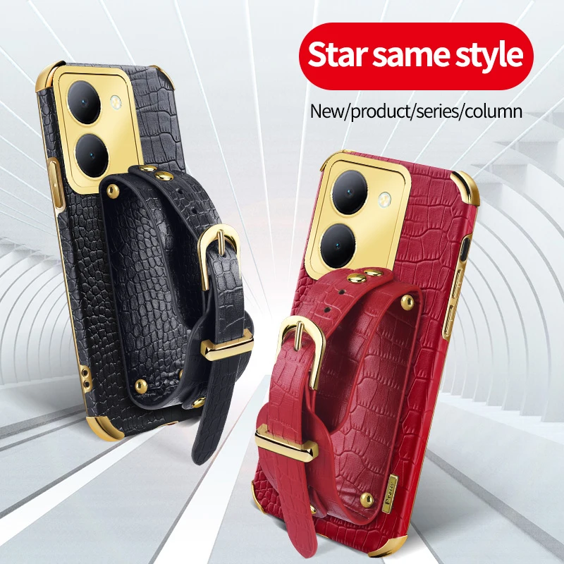 Wrist Strap Crocodile Leather  - Vivo Y28 ulasan dan harga